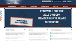 Desktop Screenshot of gwscpa.org