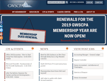 Tablet Screenshot of gwscpa.org